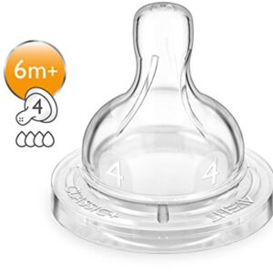 Philips ID SCF424/27 Philips Avent Anti-Colic Nipple, Fast Flow 6m+, 2 pack