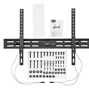 Amazon Basics Heavy-Duty Tilting TV Wall Mount for 37" to 80" TVs up to 120 lbs, Black