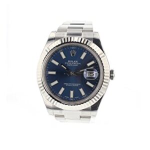 Rolex Datejust Ii 41mm Steel Blue Dial Men's Watch 116334