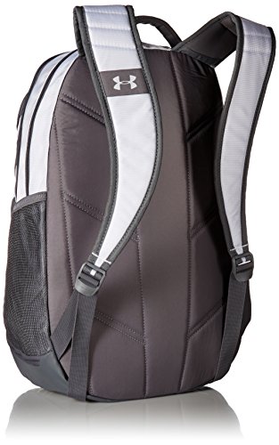 Under Armour Hustle 3.0 Backpack, White (100)/Graphite, One Size Fits All