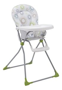 delta children ez-fold high chair for babies and toddlers - compact high chair with adjustable tray, starburst