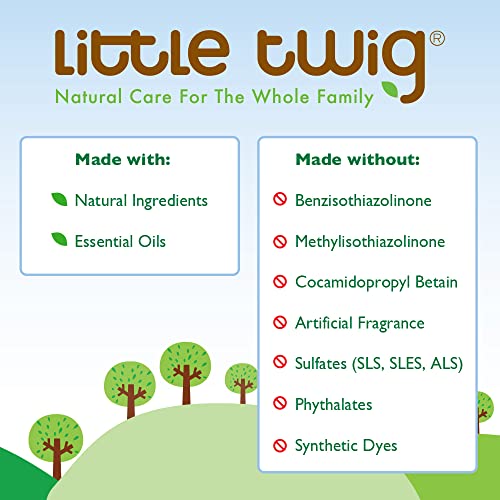 Little Twig Plant Based Concentrated Multi-Surface and Floor Cleaner with Eco-Friendly Ingredients & No Toxic Residue, Child & Pet Safe, Unscented, 32 Fluid Oz (LTWG-FCFF32-06)