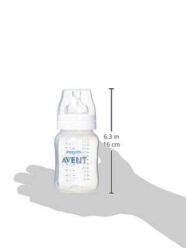 Philips Avent Anti-Colic Baby Bottles Clear, 9oz, 2 Piece