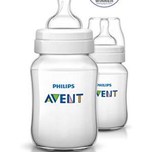 Philips Avent Anti-Colic Baby Bottles Clear, 9oz, 2 Piece