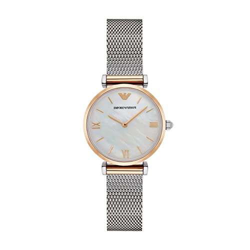 Emporio Armani Women's AR2068 Retro Two Tone Quartz Watch