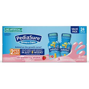 pediasure strawberry shake - 8 oz. bottles - 24 pk.