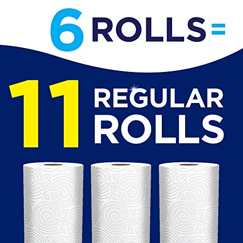 Sparkle Pick-A-Size Paper Towels,11 Regular Rolls, Modern White, 116 2-Ply Sheets Per Roll,6 Count (Pack of 1)