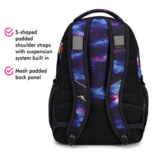 High Sierra Swerve Laptop Backpack, Cosmos/Midnight Blue, One Size