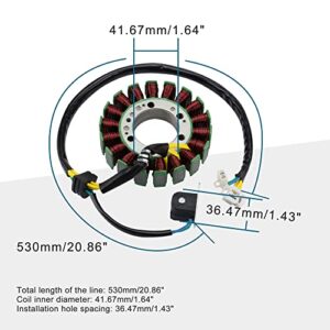 GOOFIT 18 Poles Magneto Stator Coil Replacement for 260cc ATV Scooter Engine