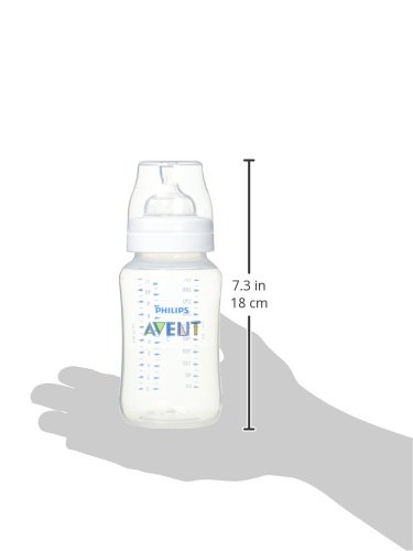 Philips Avent Anti-colic Baby Bottles Clear, 11oz, 3 Piece