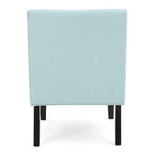 Christopher Knight Home Kassi Fabric Accent Chair, Light Blue