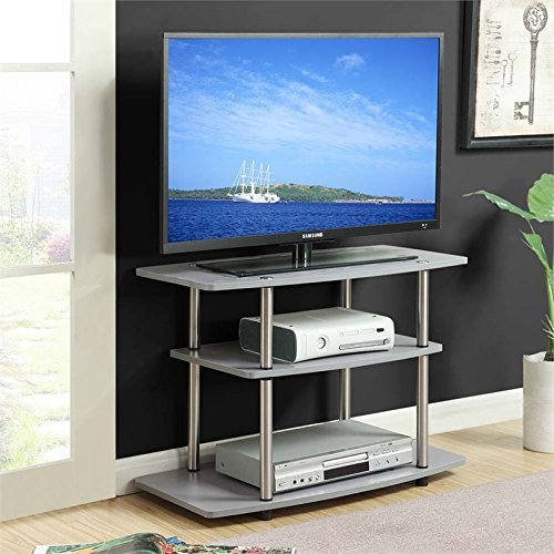 Convenience Concepts Designs2Go 3-Tier TV Stand, 31.5", Gray