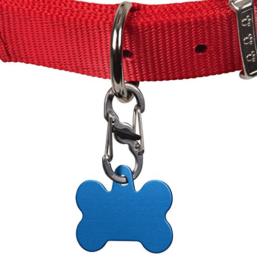 Nite Ize S-Biner TagLock Stainless Steel Locking Biner for Dog Collar (4-Pack)4
