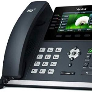 Yealink SIP-T46S IP Phone, 16 Lines. 4.3-Inch Color Display. Dual-Port Gigabit Ethernet, 802.3af PoE, Power Adapter Not Included