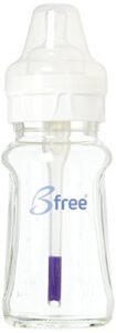 bfree borosilicate super glass bpa-free anti-colic baby bottle (borosilicate 8.8 fl.oz)