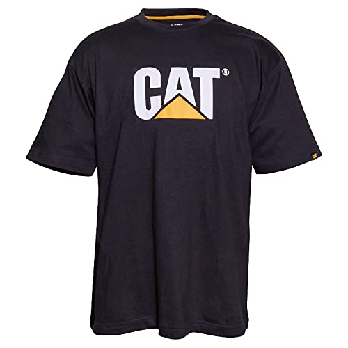 Caterpillar mens Tm Logo T-shirt T Shirt, Black, Large US