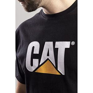 Caterpillar mens Tm Logo T-shirt T Shirt, Black, Large US