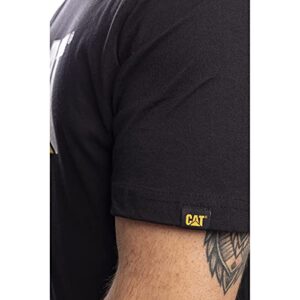 Caterpillar mens Tm Logo T-shirt T Shirt, Black, Large US