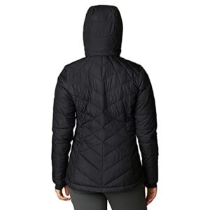 Columbia Women's Heavenly Hooded Jacket, Black, 3X Plus