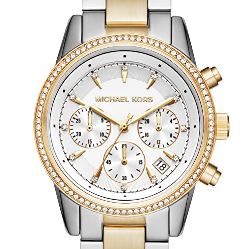 Michael Kors Women's Ritz Silver-Tone Watch MK6474