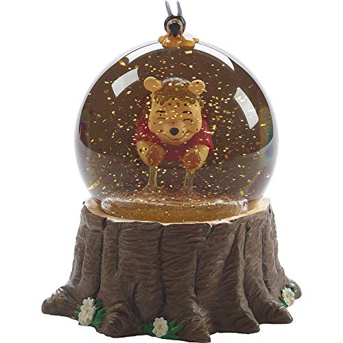 Precious Moments, Disney Showcase Winnie The Pooh Musical Snow Globe, For The Love Of Hunny, Resin/Glass, #171708 , Brown