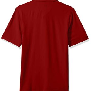 Cutter & Buck mens Big Tall 35+upf, Short Sleeve Advantage Polo Shirt, Red, 2X US