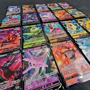 Pokemon TCG : 100 Card LOT Rare, COM/UNC, Holo & Guaranteed EX, MEGA OR Full Art