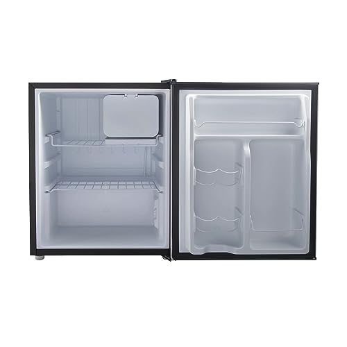 2.7 cubic foot stainless look compact dorm refrigerator