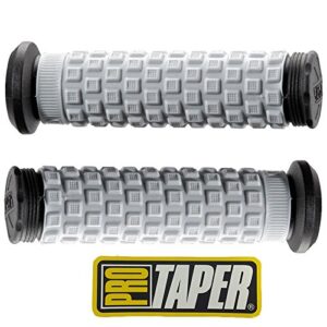 pro taper 024859 pillow top atv handlebar grips black/gray
