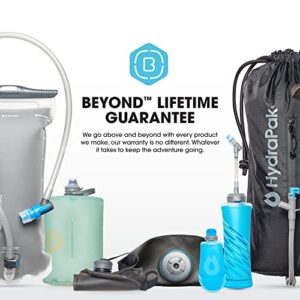 Hydrapak Stash - Collapsible BPA & PVC Free Hiking and Backpacking Water Bottle (1 Liter) - Mammoth Grey