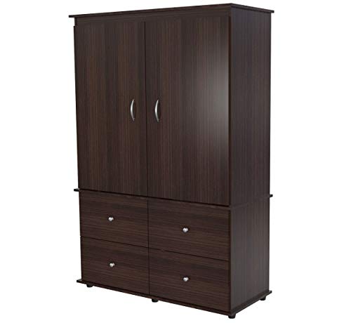 Inval America Wood Armoire Audio/Video Combo, Espresso-wengue