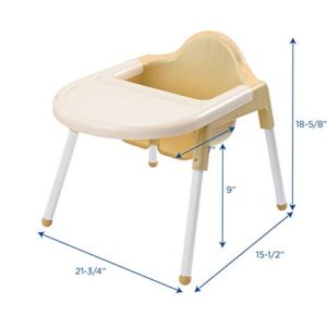 Angeles Feeding Chair, AFB7940, Infant, Baby & Toddler Stacking Nursery Chairs with Harness, Daycare, Homeschool or Classroom Furniture for Girls-Boys