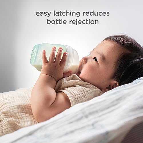 Olababy Gentle Bottle Silicone Replacement Nipple 2 Pack (6+ Months/Fast Flow)