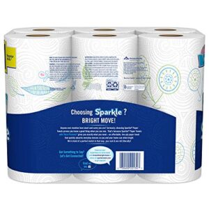 Sparkle Paper Towels, Spirited Prints, Pick-a-Size, 6 Count of 110 Sheets Per Roll, 110 Sheets (Pack of 6)