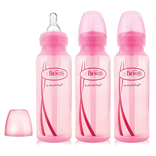 Dr. Brown's Baby Bottles Options 8 Ounce 3 Pack - Pink