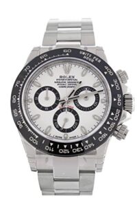 rolex cosmograph daytona white dial stainless steel oyster men's watch 116500