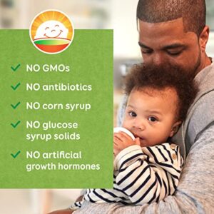 Happy Baby Organic Infant Formula with Iron Milk Based Powder Stage 2 for Babies 6-12 Months, No Corn Syrup Solids, No Carrageenan, Certified USDA Organic, Non GMO, 21 Ounce (Pack of 4)