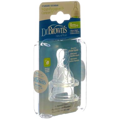 Dr. Brown's 8 Pack Natural Flow Level 4 Standard Nipple