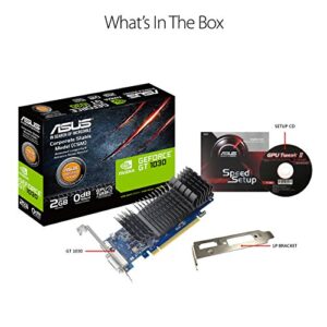 ASUS GeForce GT 1030 2GB GDDR5 HDMI DVI Graphics Card (GT1030-2G-CSM)