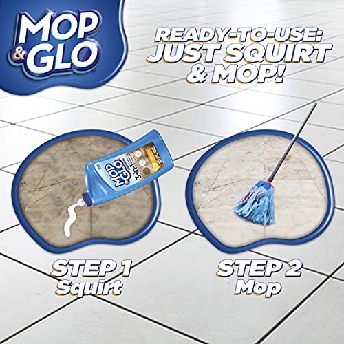 Mop & Glo Multi-Surface Floor Cleaner, 32 Ounce (Pack of 4)