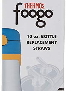 Thermos Foogo Replacement Straw Set for Thermos 10-Ounce Straw Bottles, Set of Two Straws