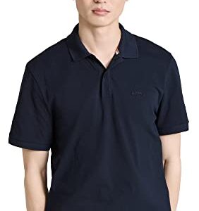 Boss Hugo Boss 50303542 Men's Pallas Short Sleeve Polo Shirt, Dark Blue, Large