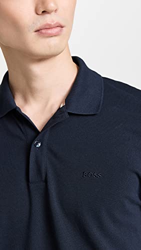 Boss Hugo Boss 50303542 Men's Pallas Short Sleeve Polo Shirt, Dark Blue, Large