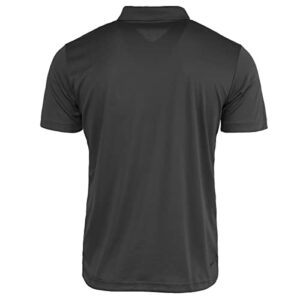 adidas Men's Climalite Grind Polo (Black, 3X-Large)