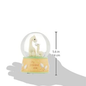 Precious Moments Resin/Glass Precious One Giraffe Musical Snow Globe, Yellow