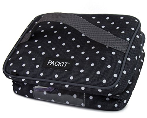 PackIt Freezable Baby Bottle Cooler for Breastmilk and Formula, Polka Dots