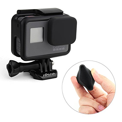 SOONSUN Frame Mount Housing Case Compatible with GoPro Hero 5 6 7 Black, Hero7 Silver, Hero7 White, Hero (2018) Cameras