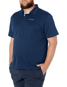 columbia men's utilizer polo, collegiate navy, large