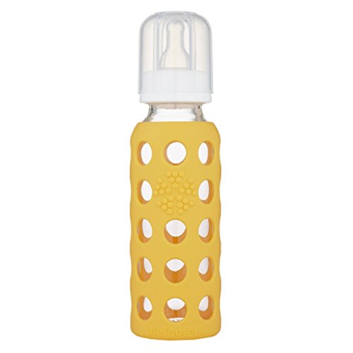 Lifefactory 9oz Glass Baby Bottle 2pk - Mango/Papaya