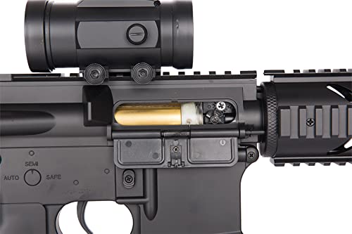 Golden Ball & DE M4 CQC Fully Automatic Electric AEG Airsoft Rifle w/Flashlight and Scope (Battery & Charger Included)